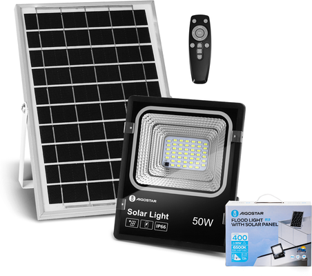 Foco Led con Panel Solar 50W Foco Led con Panel Solar 50W
